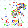 Autism Awareness Dandelion