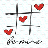 Be Mine Tic Tac Toe