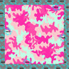 Camouflage Aqua-Pink