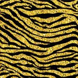 Zebra Gold Print