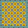 Sunflowers & Stripes