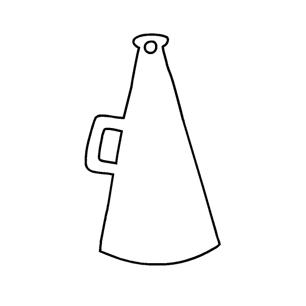SVG Cheer Megaphone – Go Stick It Vinyl, LLC for Free Printable Cheer Megaphone Template