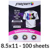 StarCraft Sublimation Paper 8.5x11 100pack